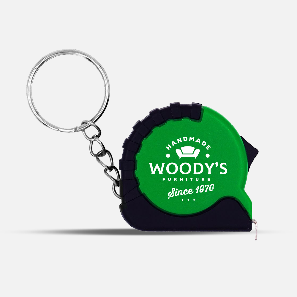 Custom Logo Mini Tape Keychain
