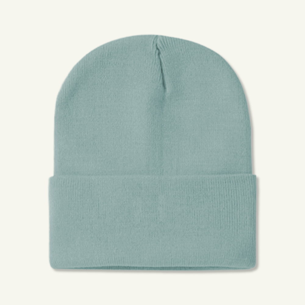 Custom Logo Knit Cuffed Beanie