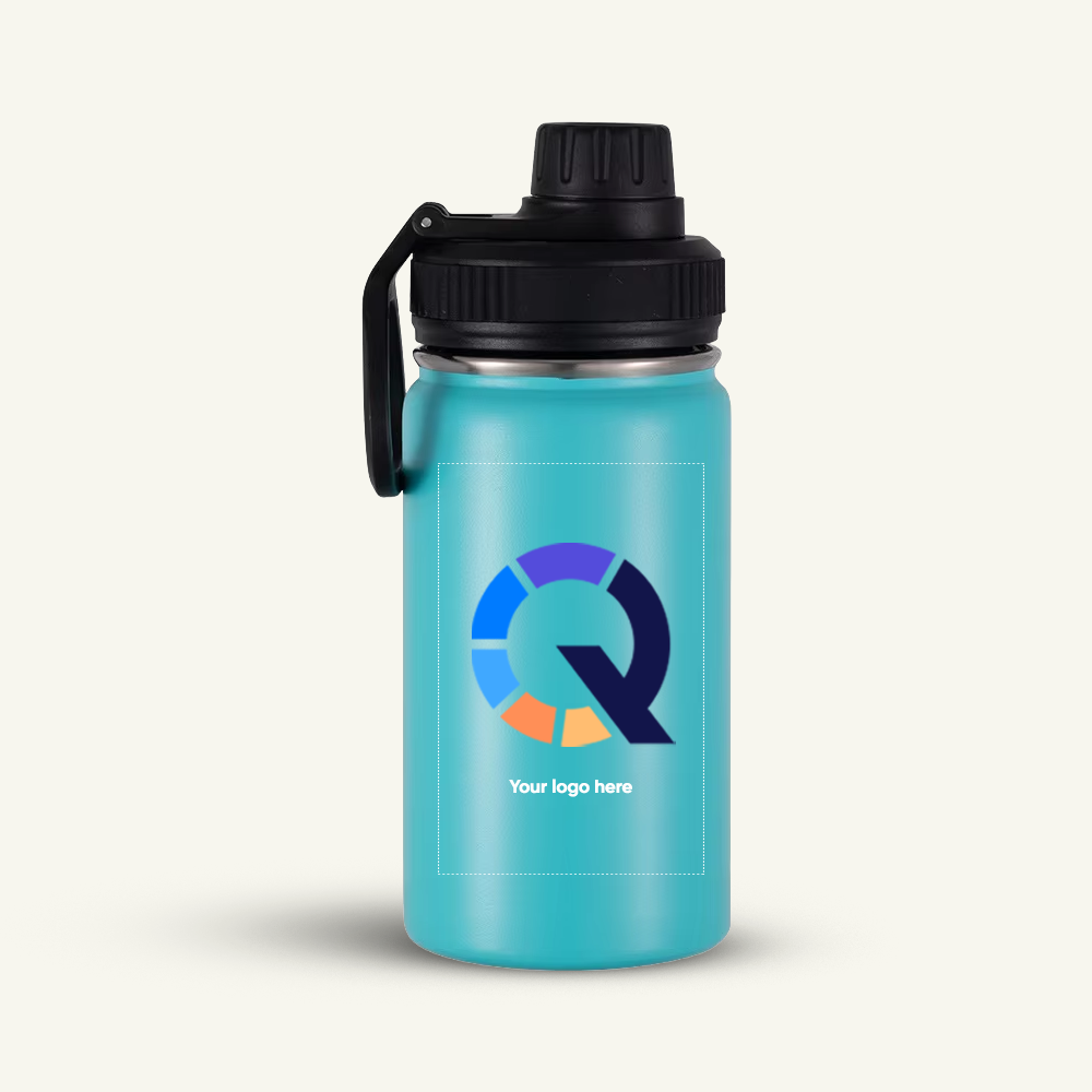 Custom Logo 12oz Reusable Water Bottles
