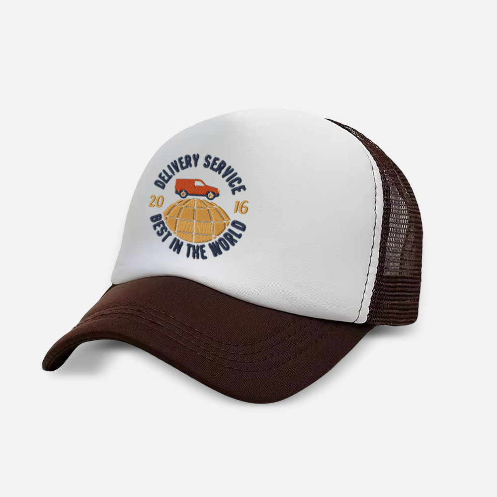 Custom Logo Embroidered Trucker Hat