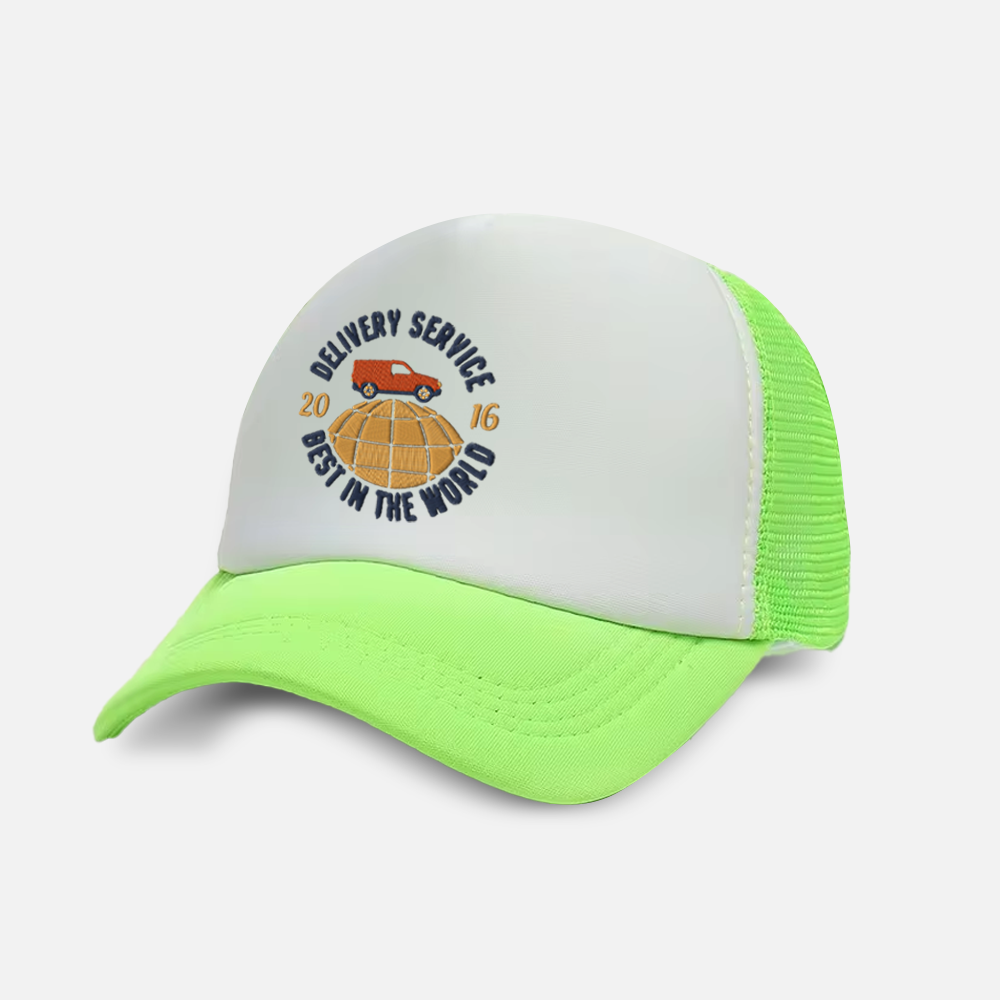 Custom Logo Embroidered Trucker Hat