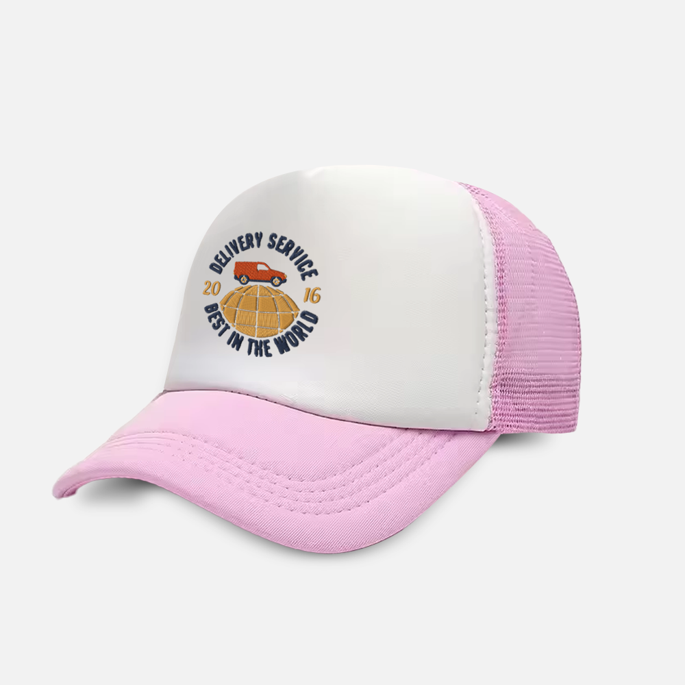 Custom Logo Embroidered Trucker Hat