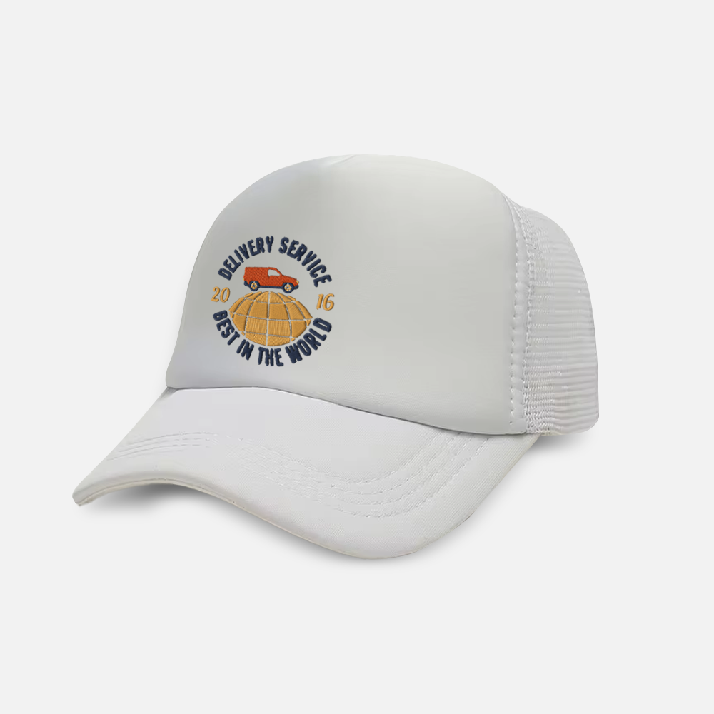 Custom Logo Embroidered Trucker Hat