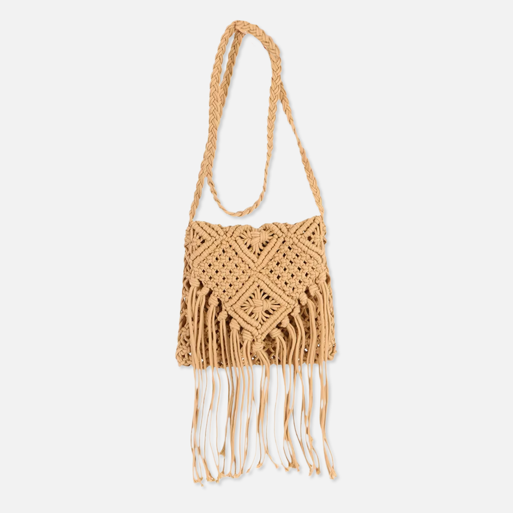 Custom Branded Crochet Straw Beach Bag