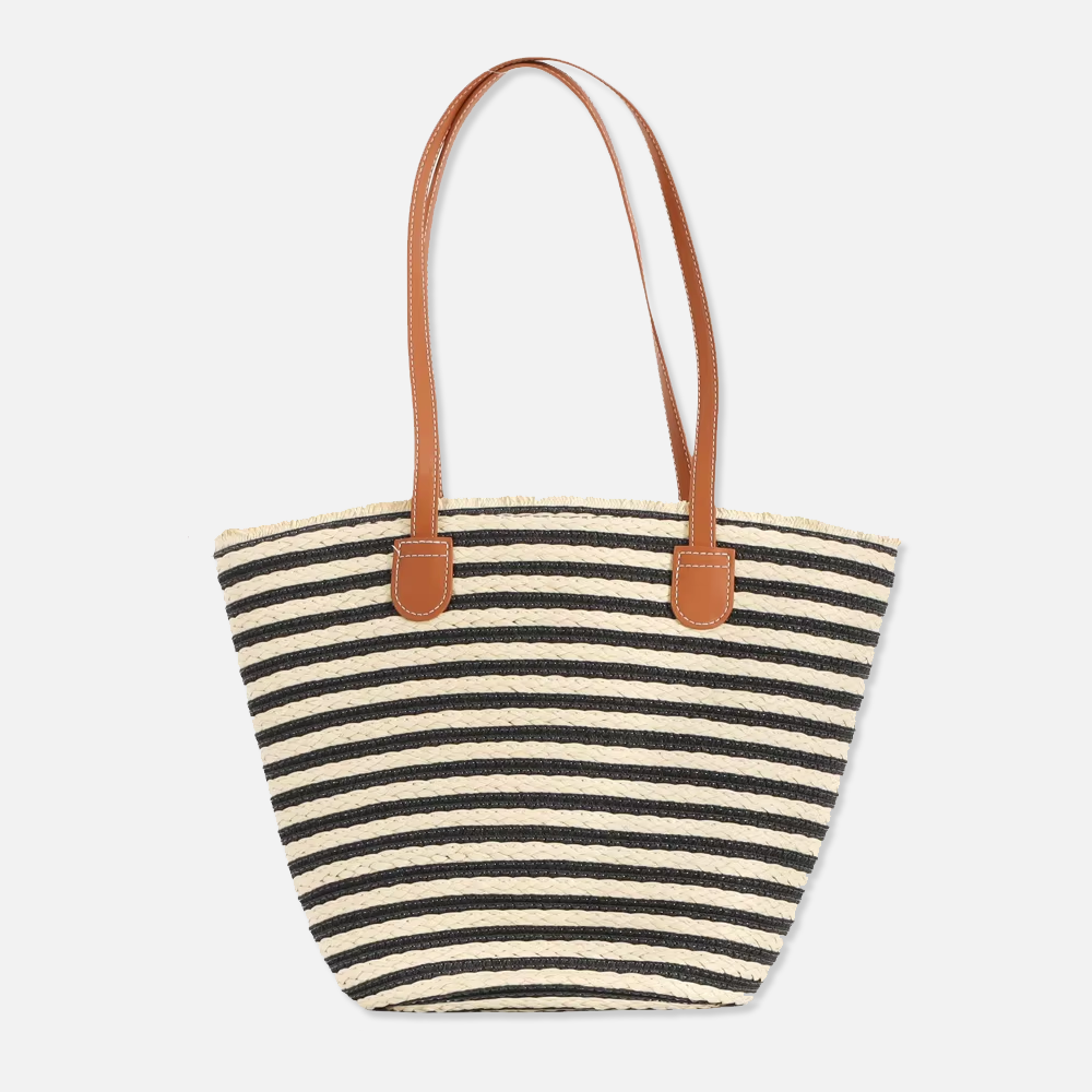 Custom Branded Crochet Straw Beach Bag