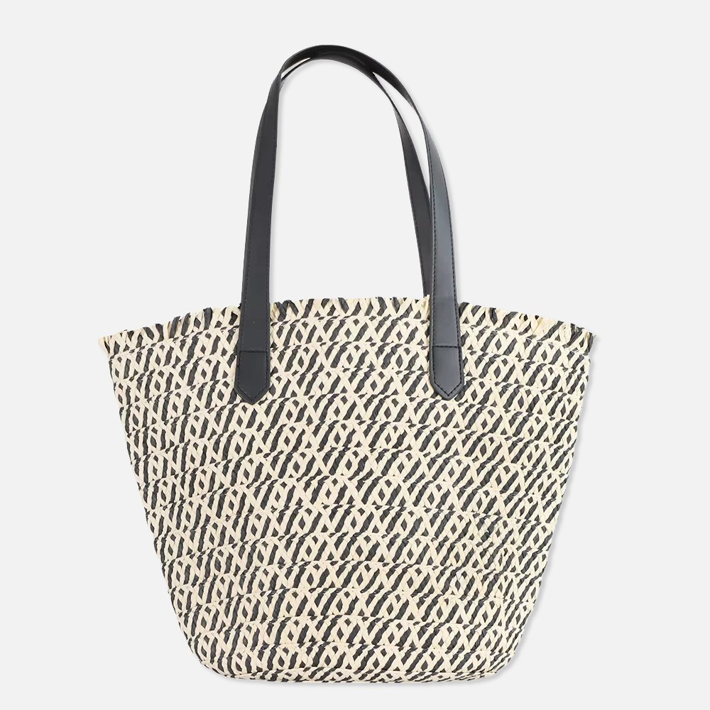 Custom Branded Crochet Straw Beach Bag