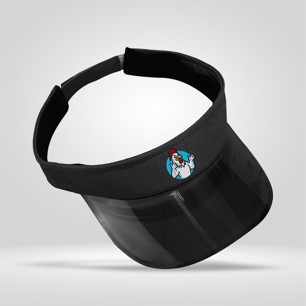 Custom Transparent PVC Sports Visor Hat