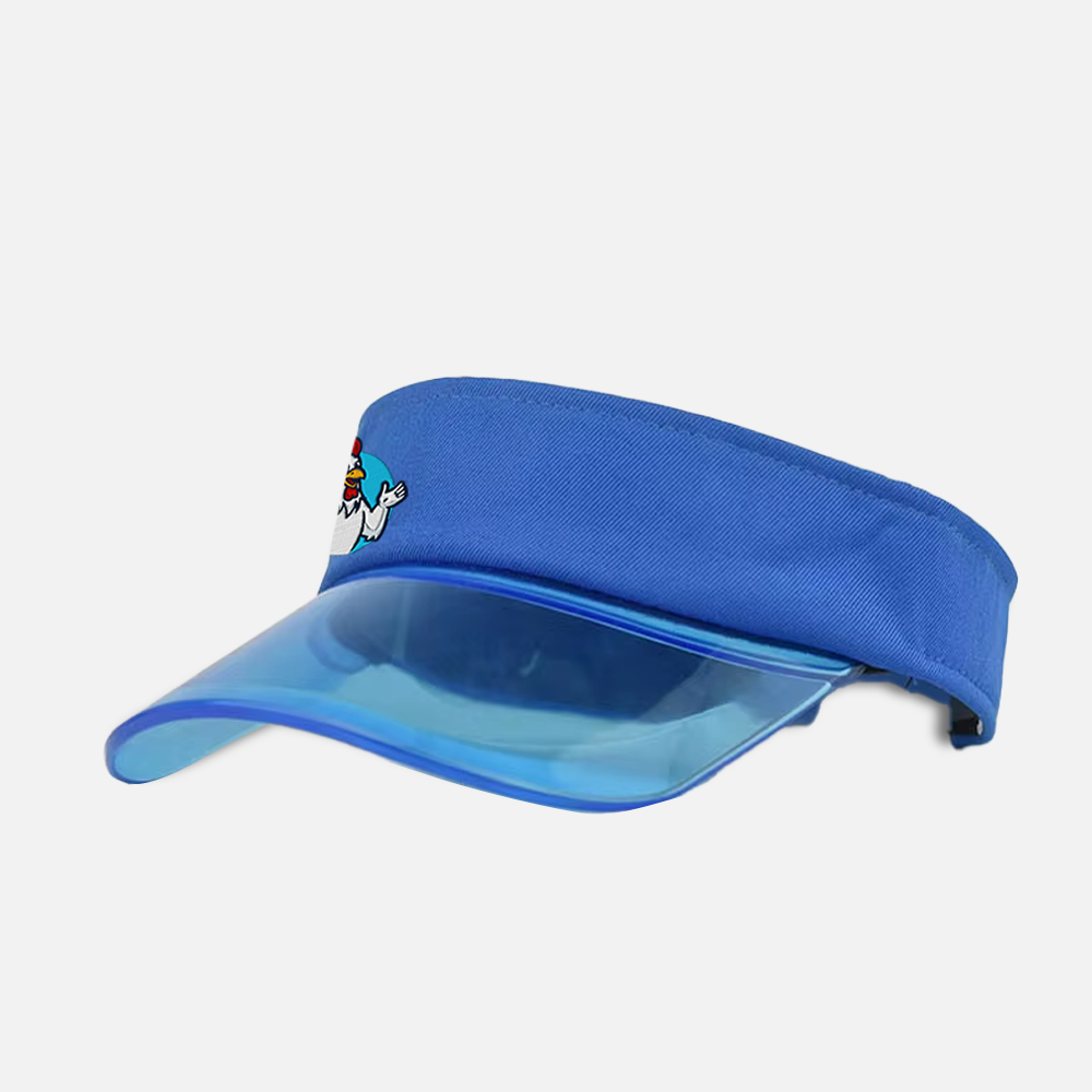 Custom Transparent PVC Sports Visor Hat