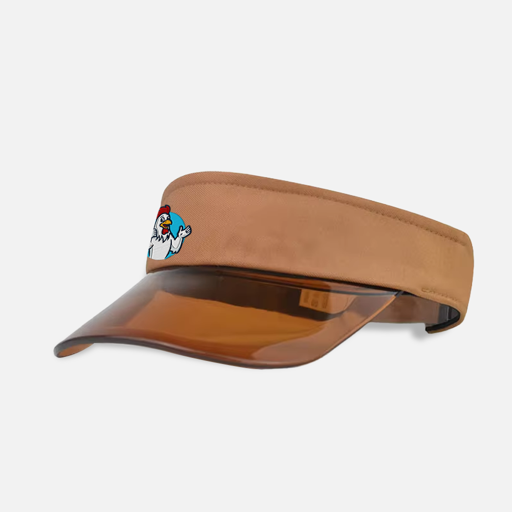 Custom Transparent PVC Sports Visor Hat