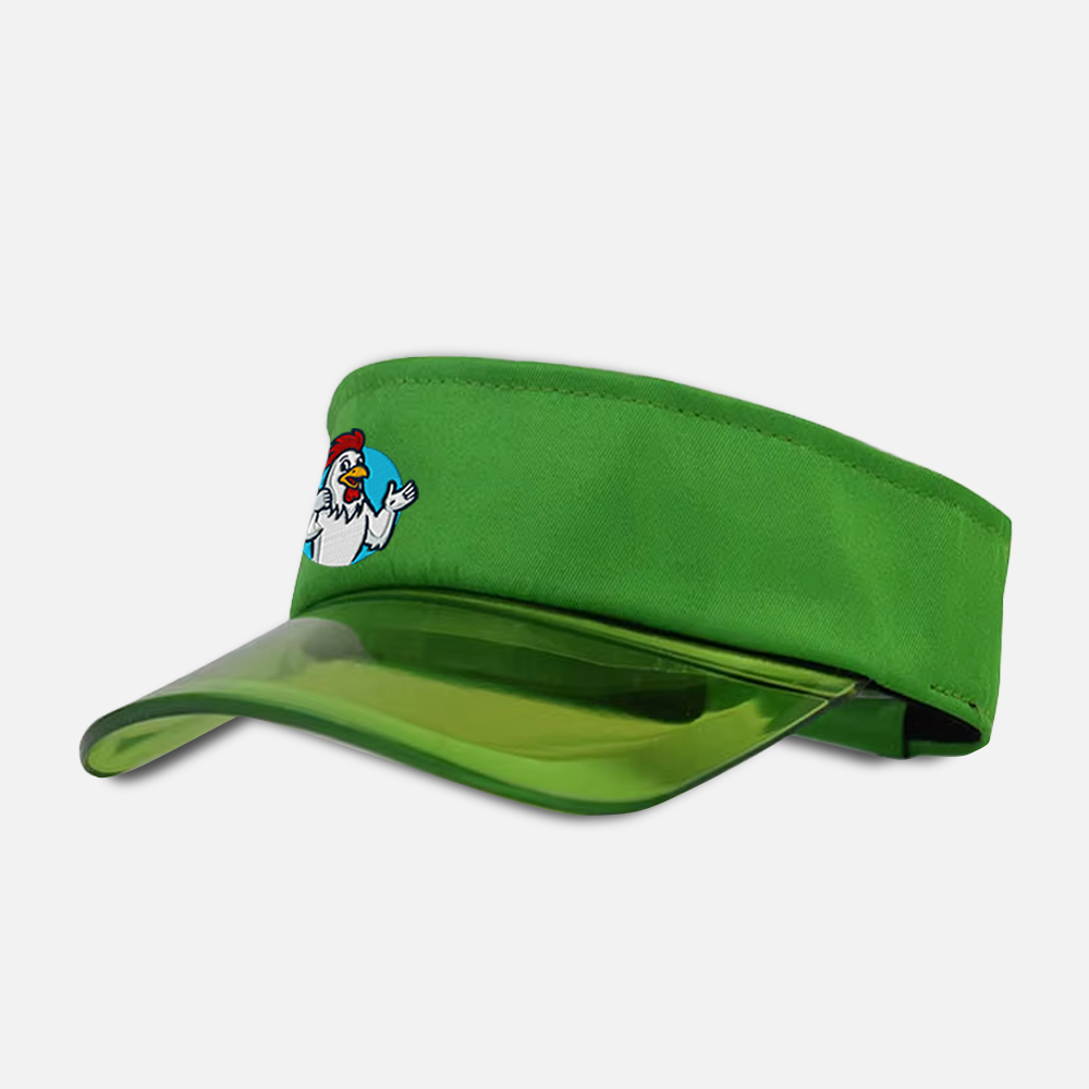 Custom Transparent PVC Sports Visor Hat