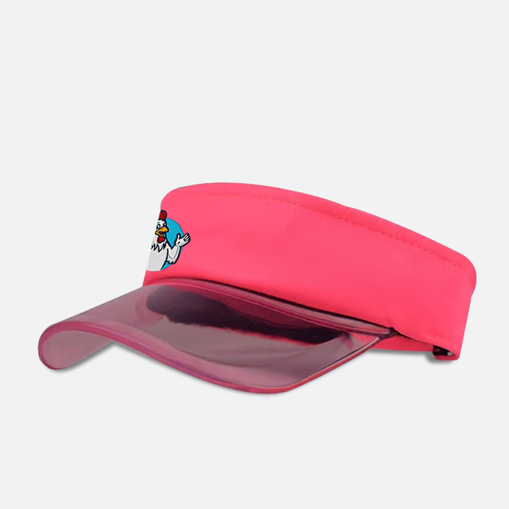 Custom Transparent PVC Sports Visor Hat