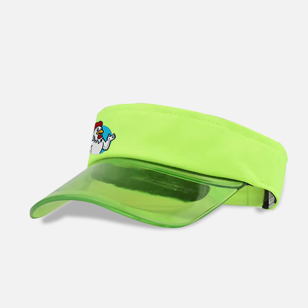 Custom Transparent PVC Sports Visor Hat