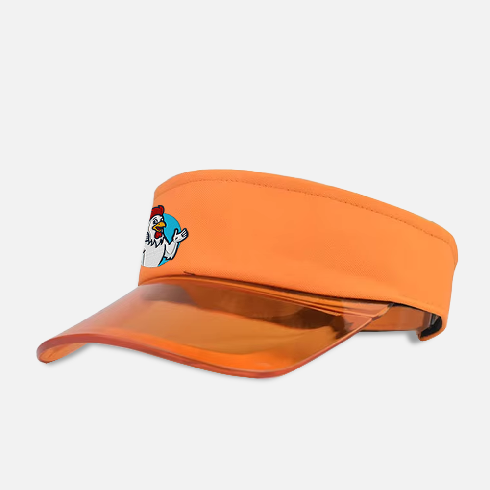 Custom Transparent PVC Sports Visor Hat