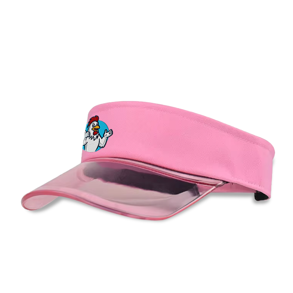 Custom Transparent PVC Sports Visor Hat