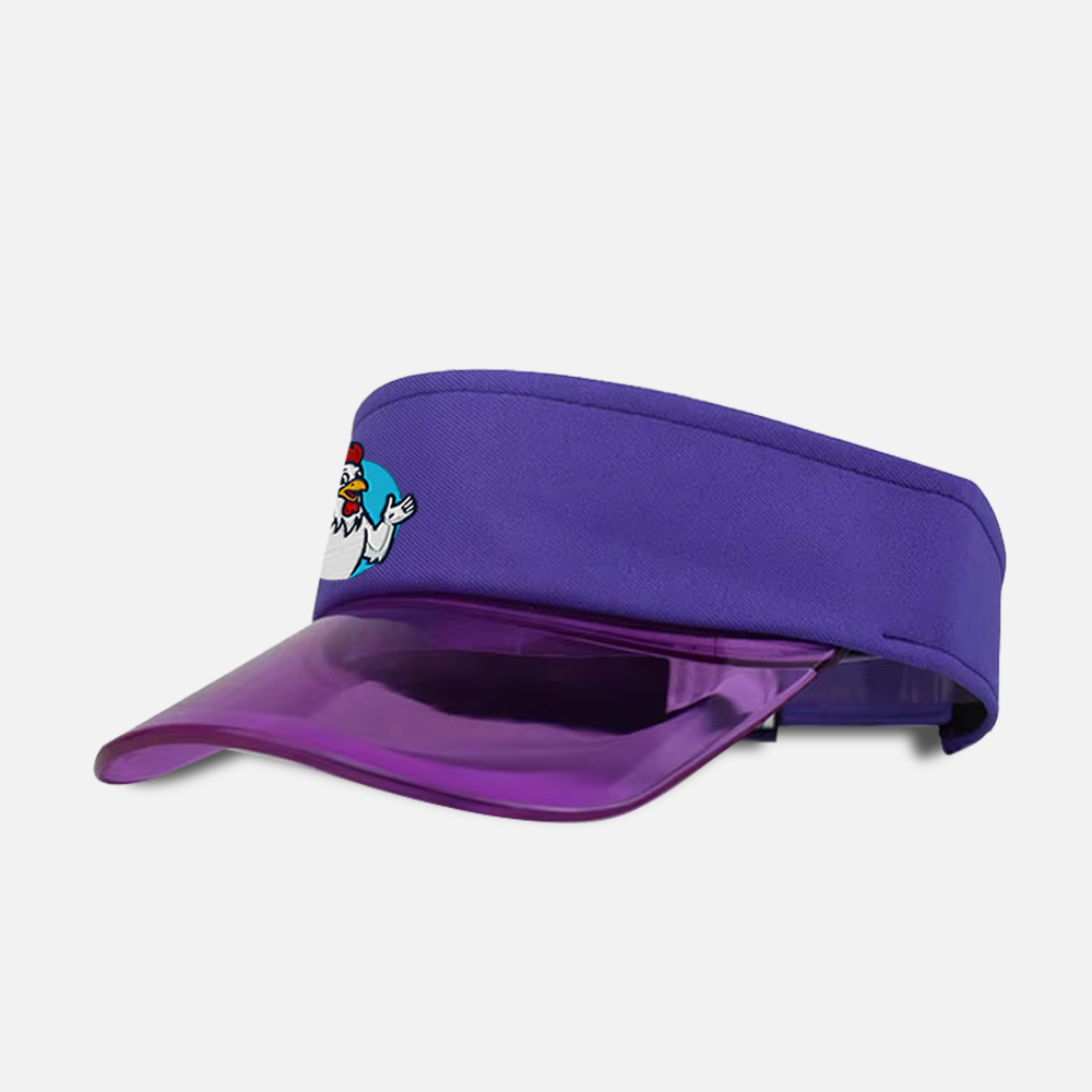 Custom Transparent PVC Sports Visor Hat