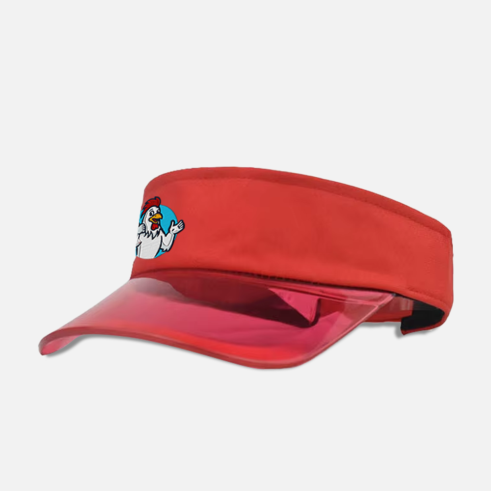 Custom Transparent PVC Sports Visor Hat