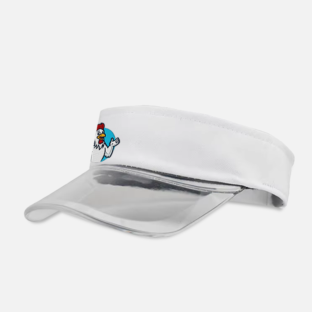 Custom Transparent PVC Sports Visor Hat