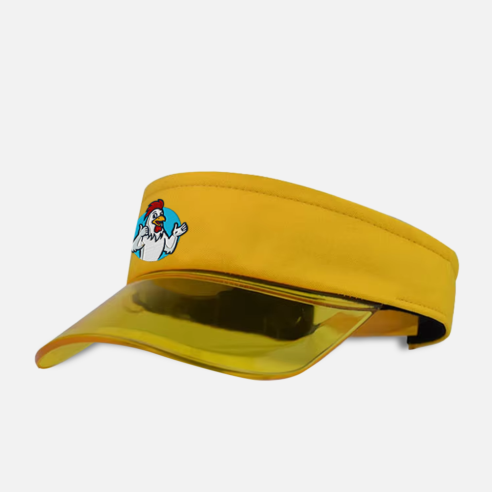 Custom Transparent PVC Sports Visor Hat
