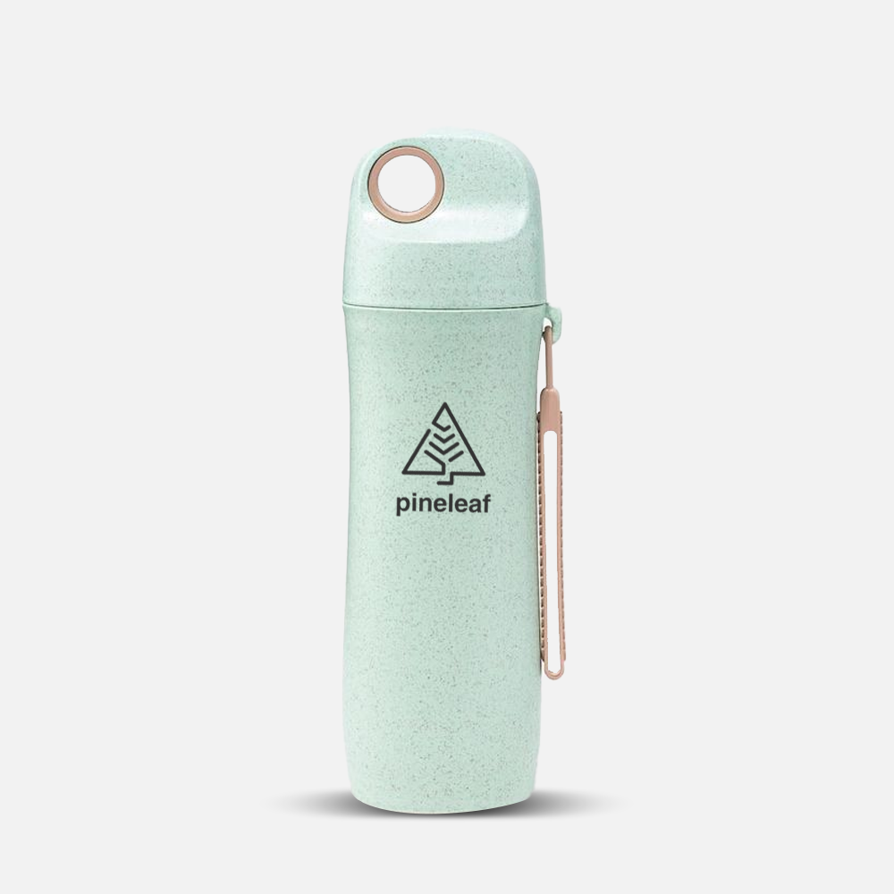 Custom Biodegradable Wheat Straw Water Bottle