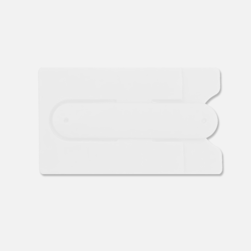 Custom Logo Silicone Phone Wallet Stand