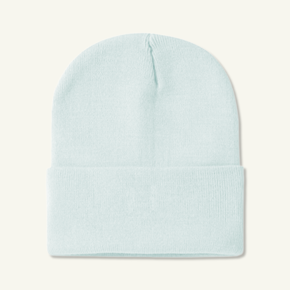 Custom Logo Knit Cuffed Beanie