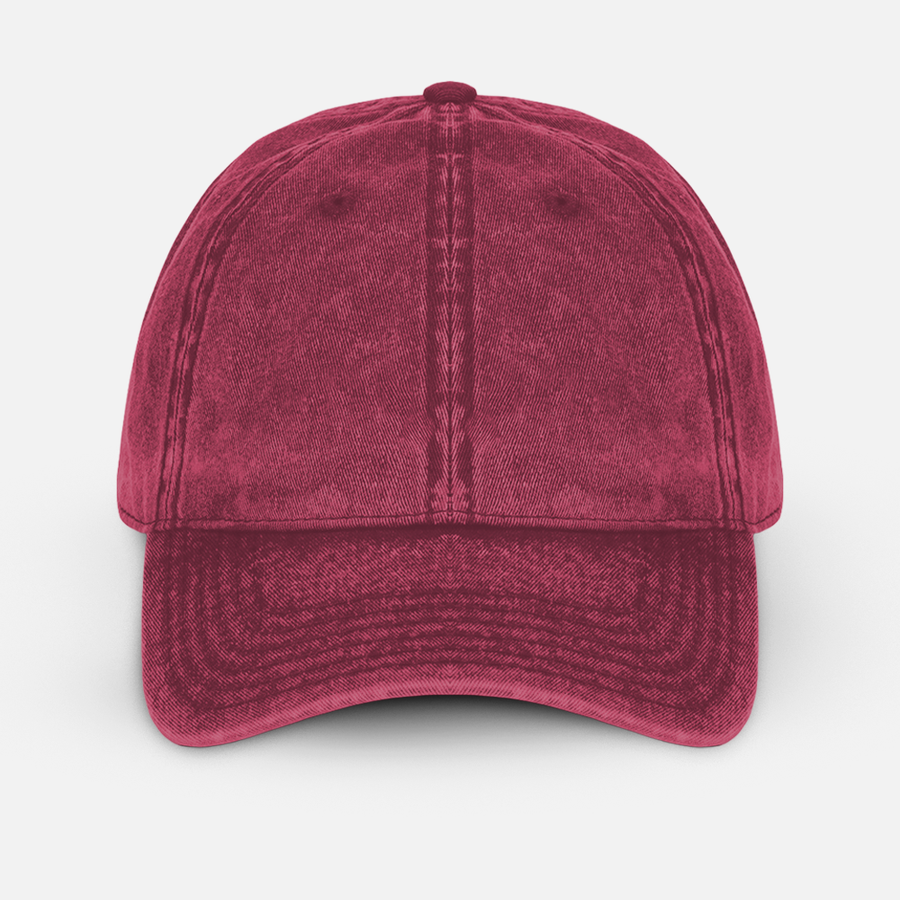 Custom Logo Washed Cotton Baseball Caps