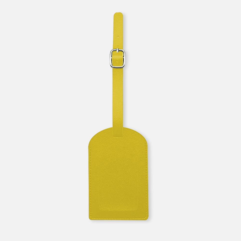 Custom Logo PU Leather Luggage Tag