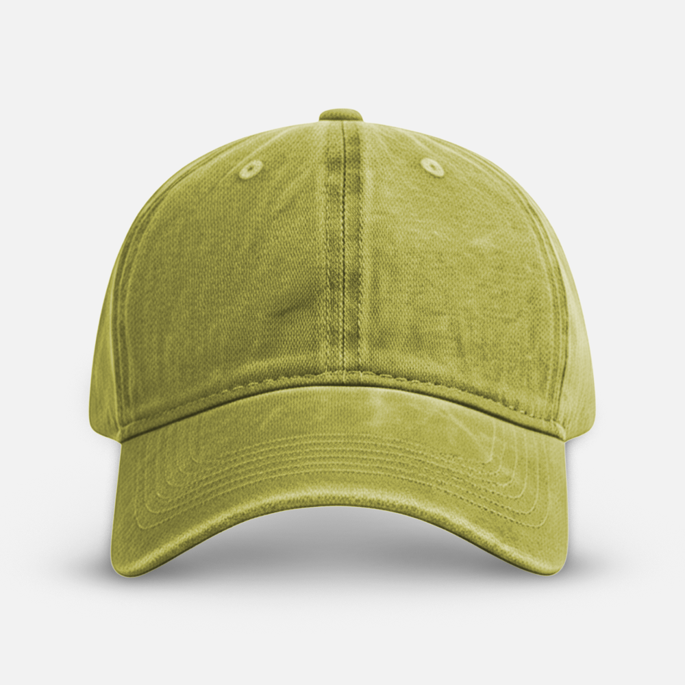 Custom Embroidered Distressed Cotton Baseball Cap