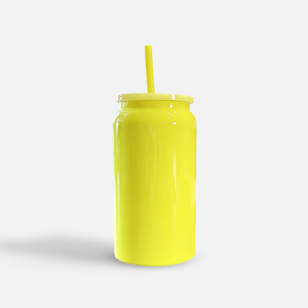 Custom 16oz Stainless Steel Tumbler with Straw