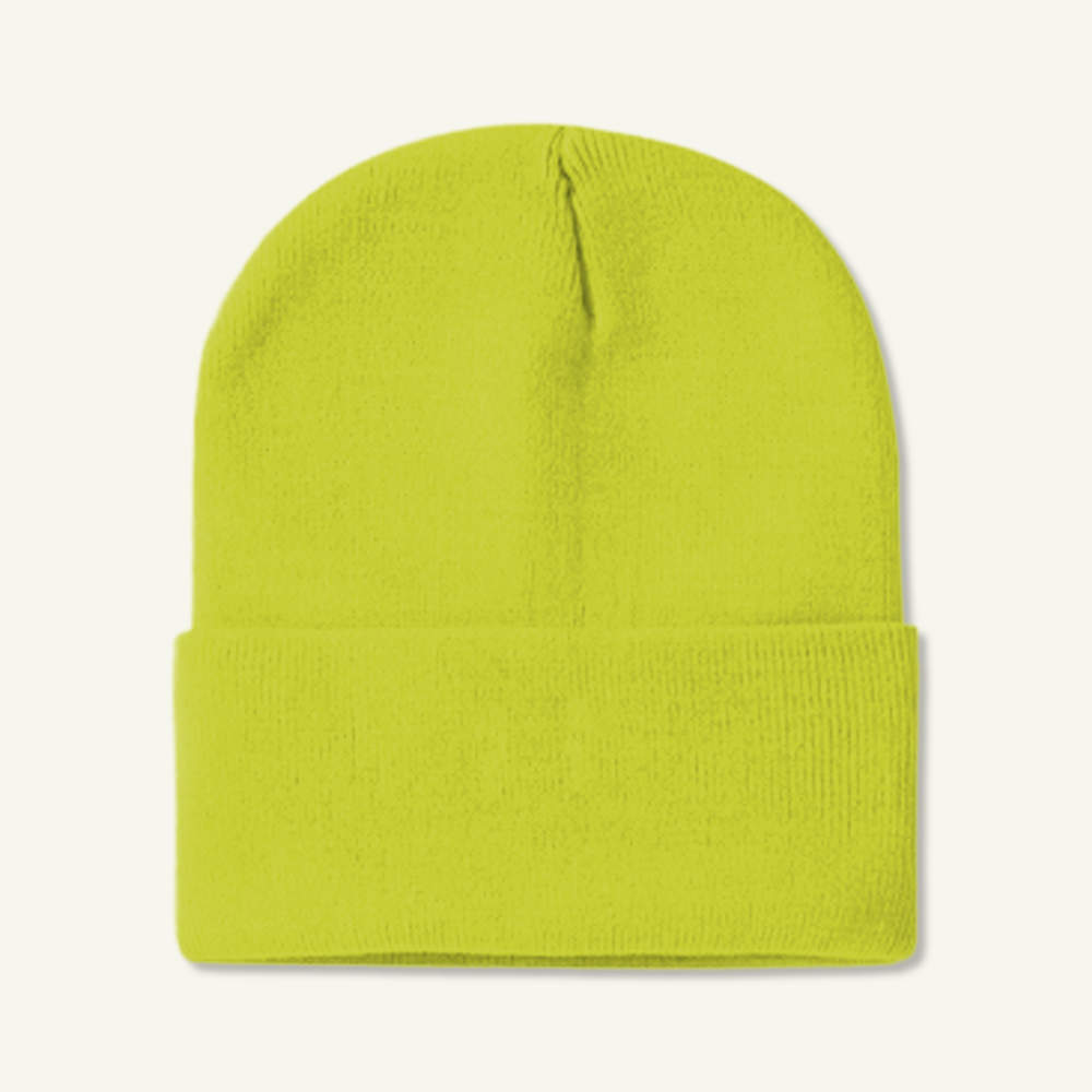 Custom Logo Knit Cuffed Beanie