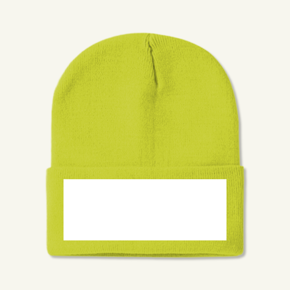 Custom Logo Knit Cuffed Beanie