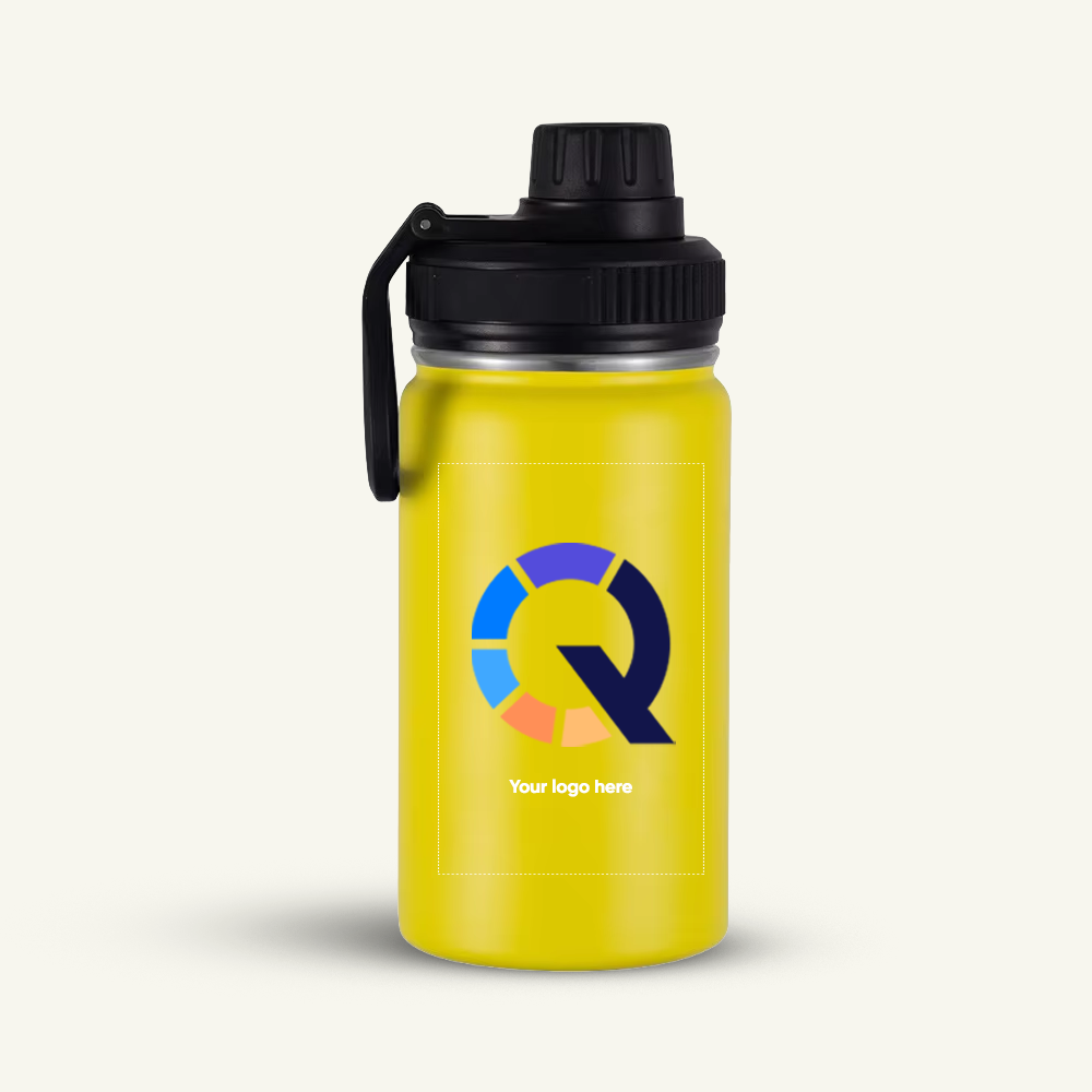 Custom Logo 12oz Reusable Water Bottles