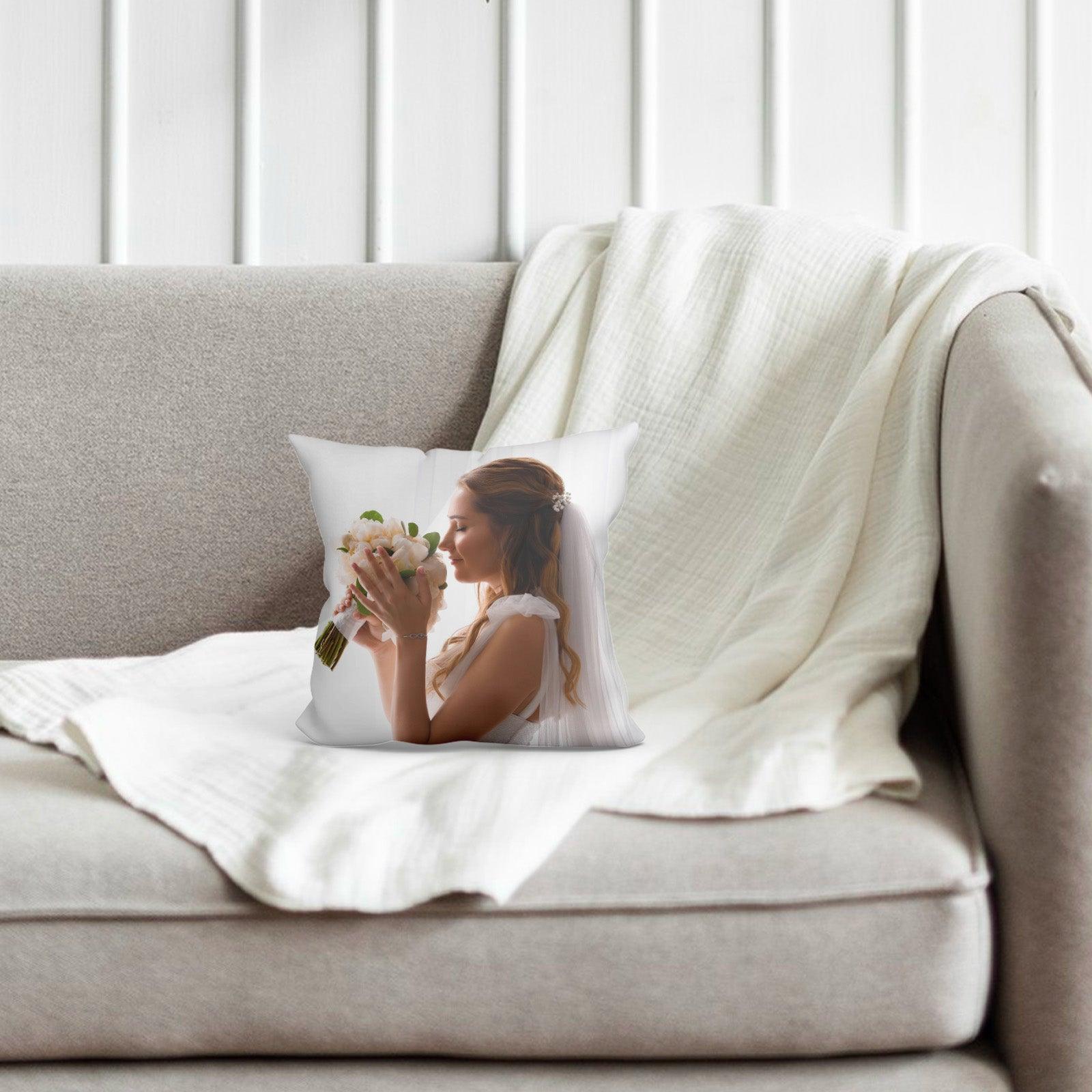 Photo Pillow (Editable Text)