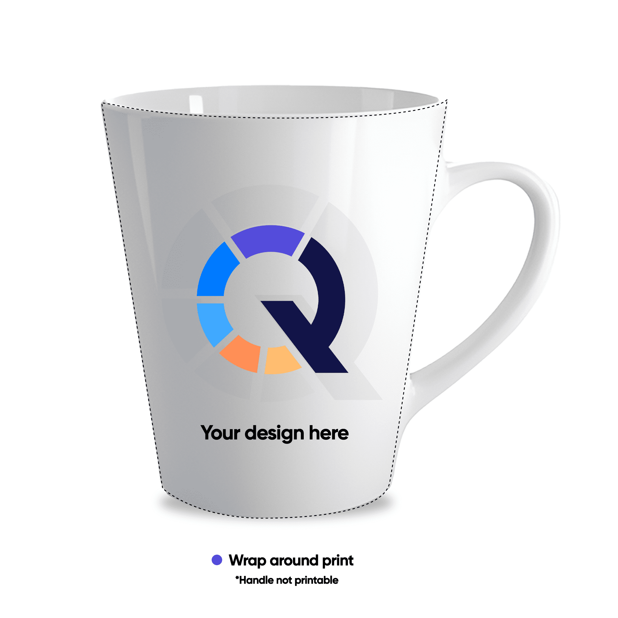 12 oz Ceramic Latte Mug