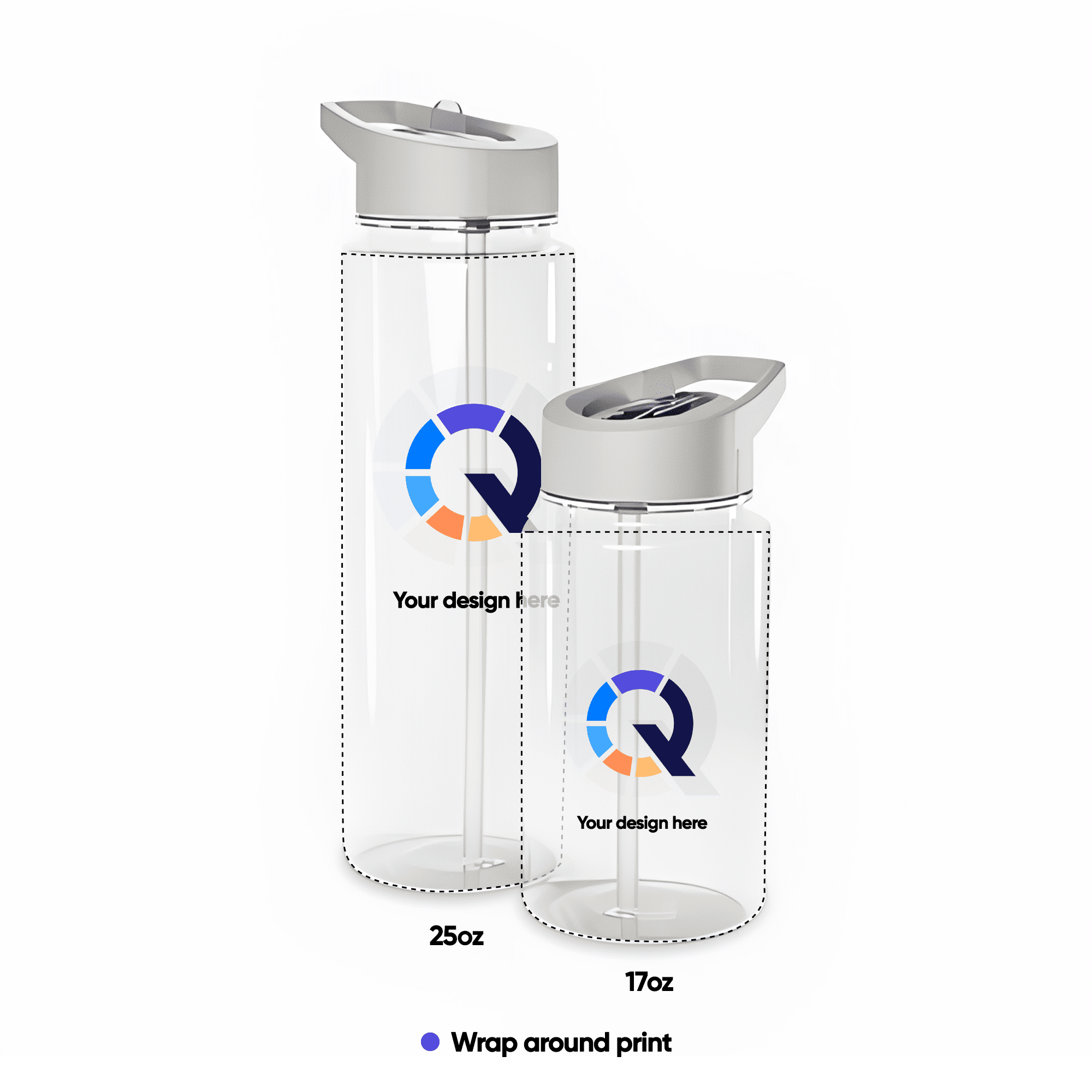 Clear Plastic Water Bottle