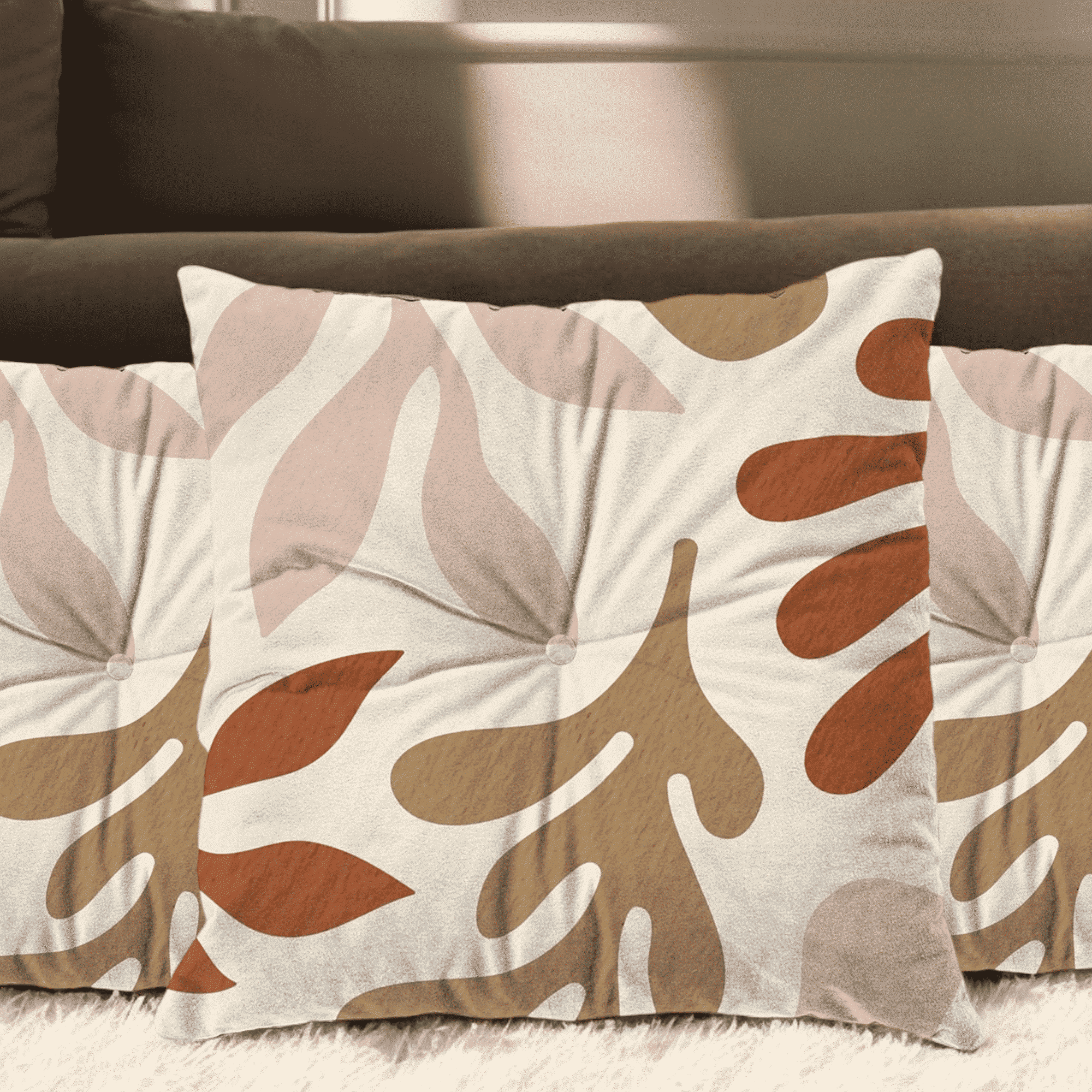 Tufted Floor Pillows