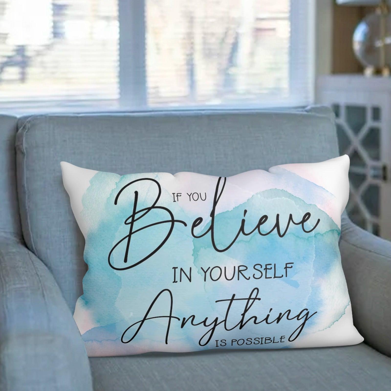 Photo Pillow (Editable Text)