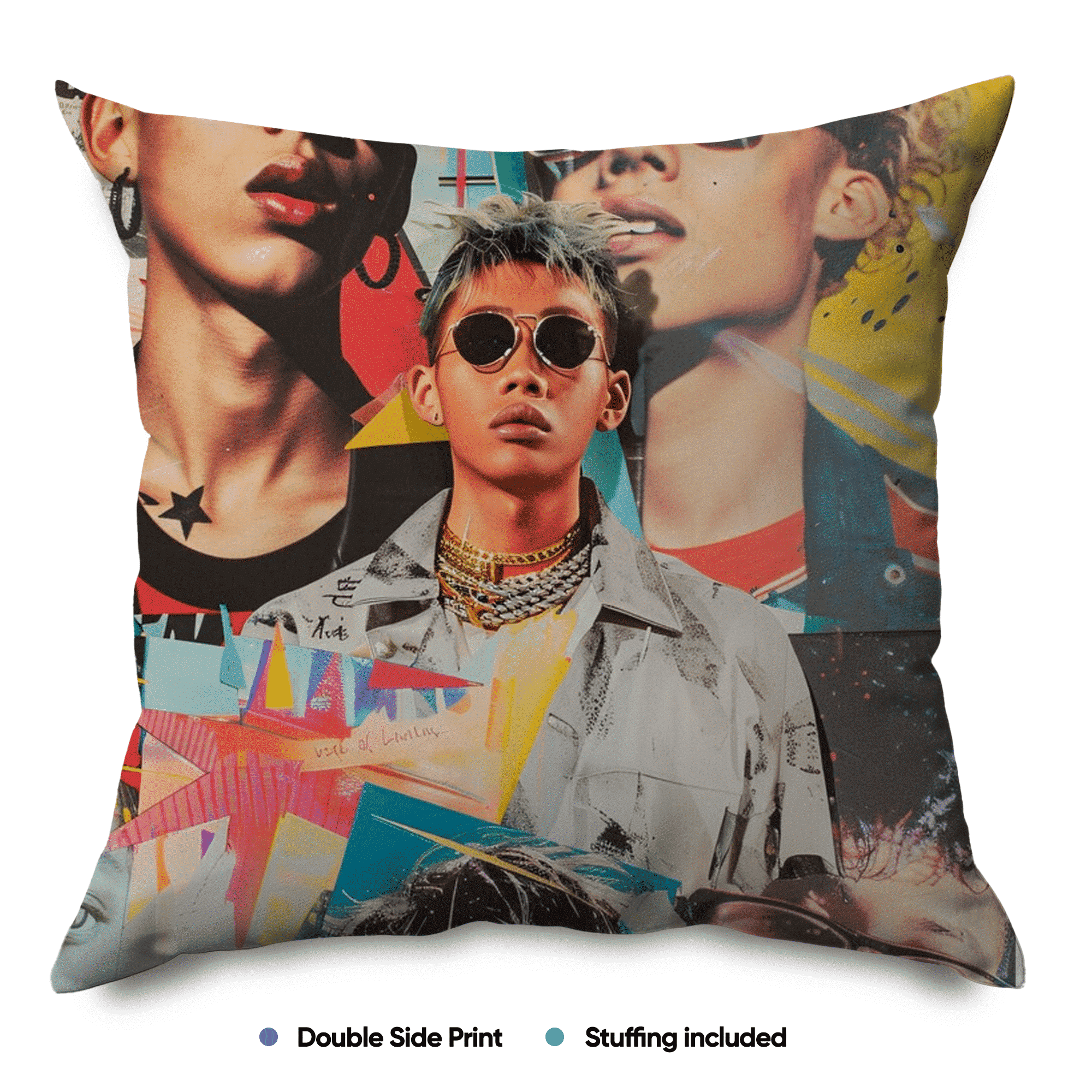 Photo Pillow (Editable Text)
