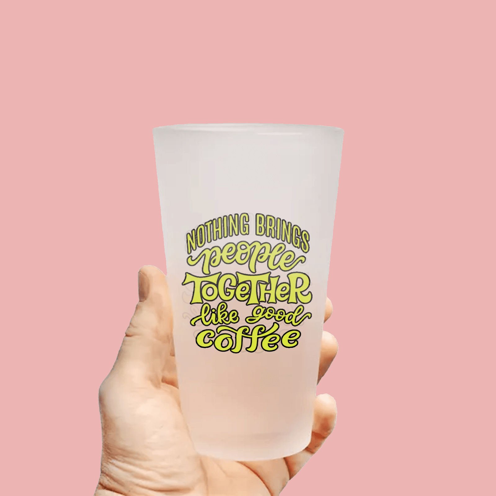 Frosted Pint Glass 16oz