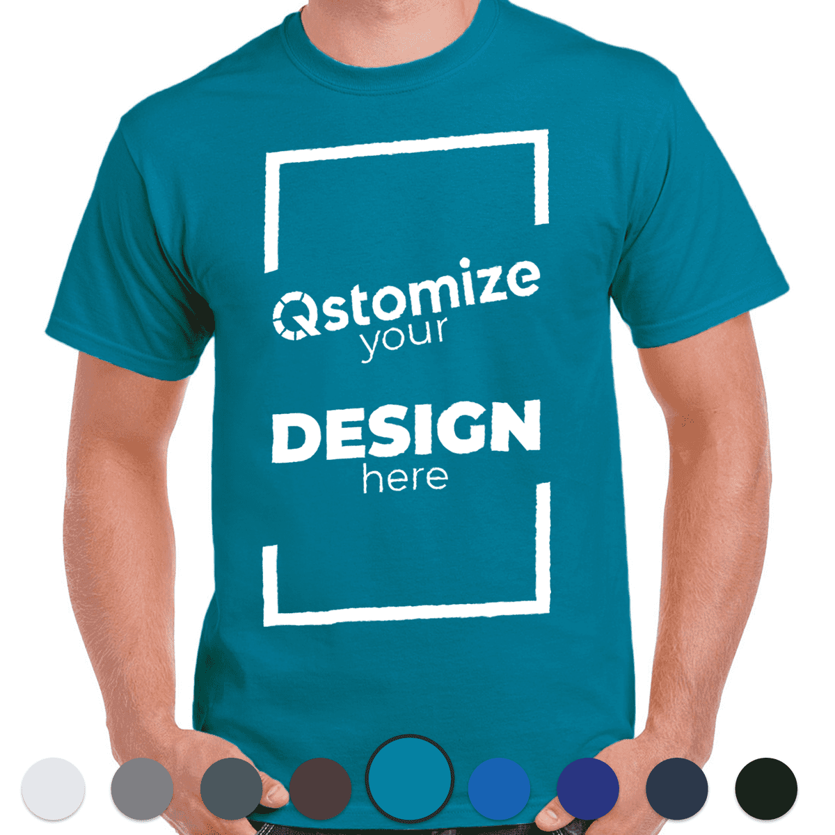 Custom Gildan - Heavy Cotton™ T-Shirt - 5000 -Qstomize.com