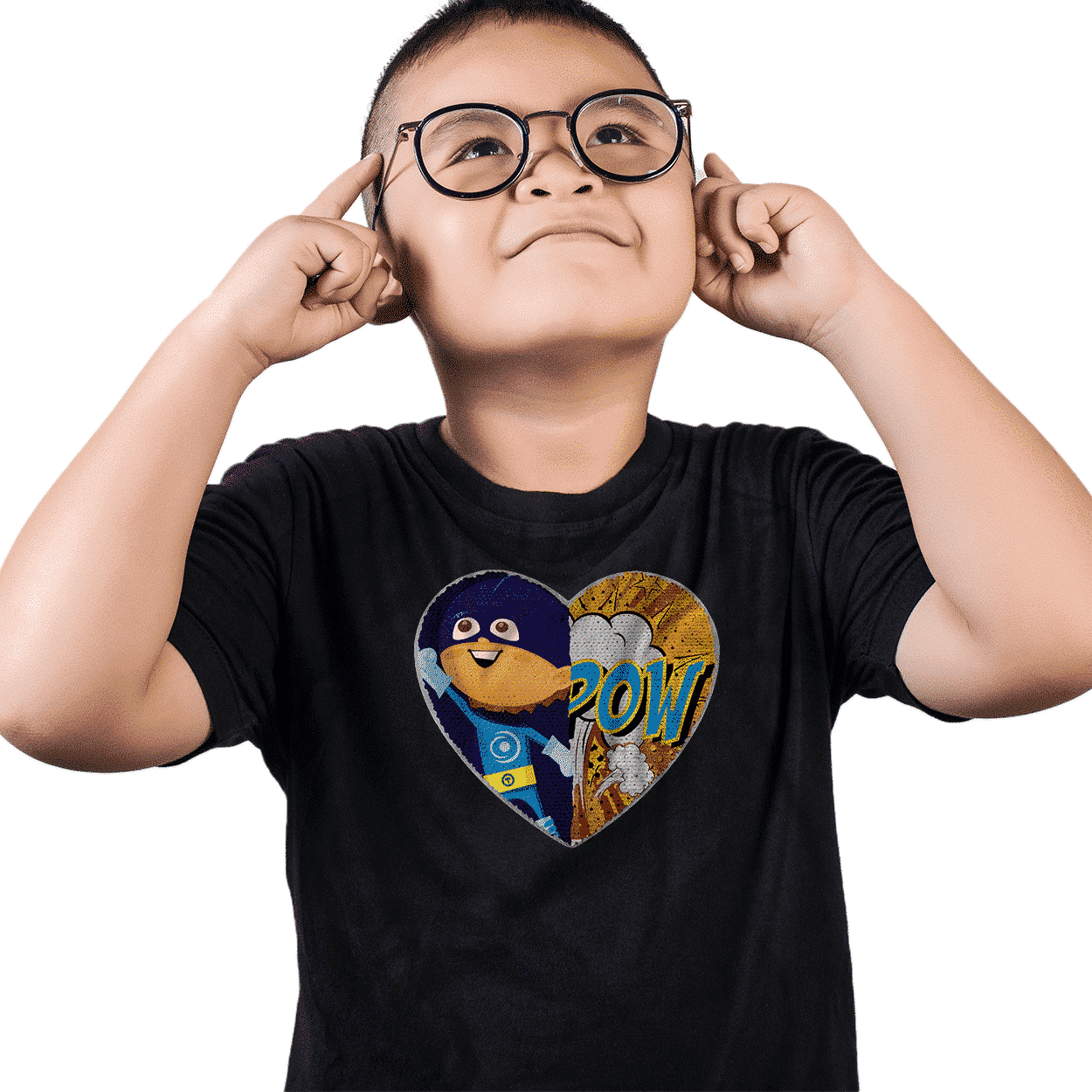 Sequin Shirt for Kids - Double Sided Print