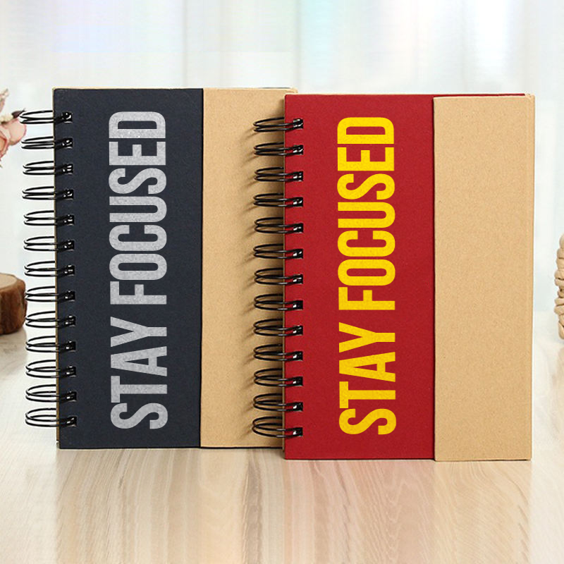 Custom Logo Hardcover Notepad with Sticky Notes