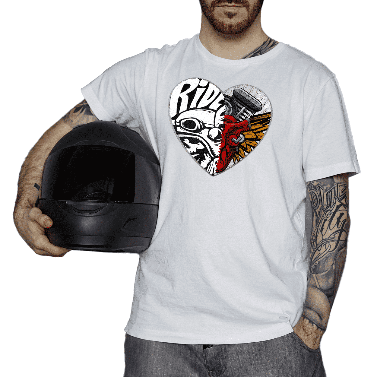 Sequin Shirt for Adults - Double Sided Print