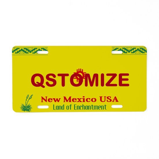 New Mexico Personalized License Plate