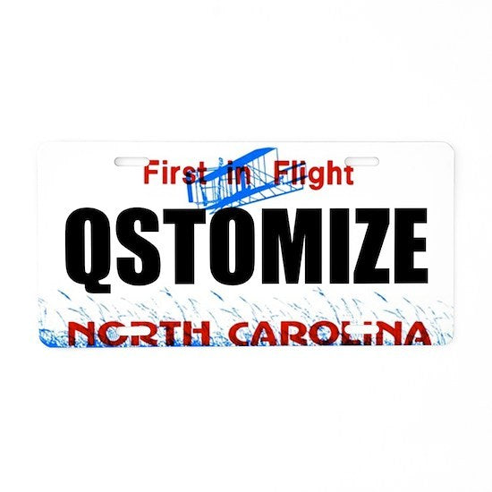 North Carolina Personalized License Plate