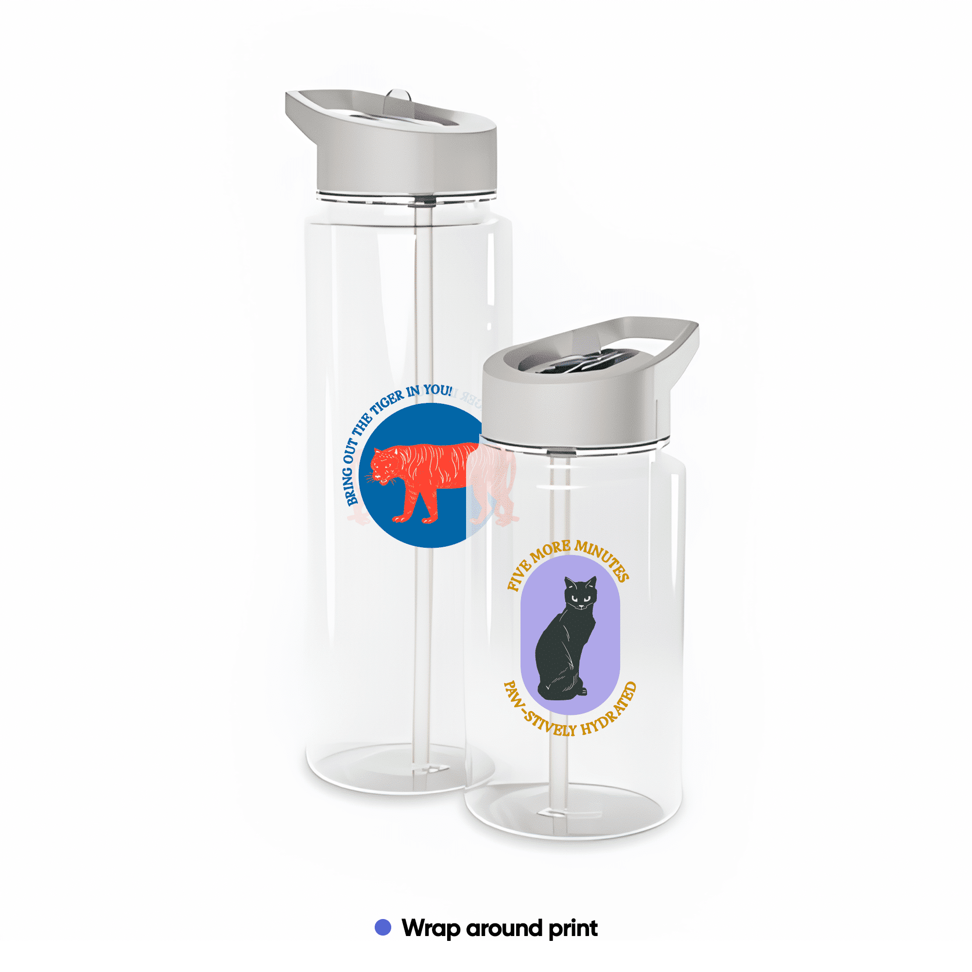 Clear Plastic Water Bottle