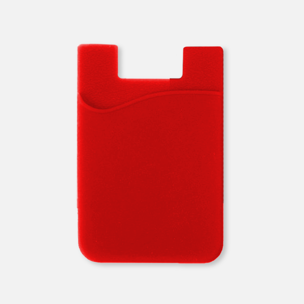 Custom Logo Silicone Phone Wallet Holder
