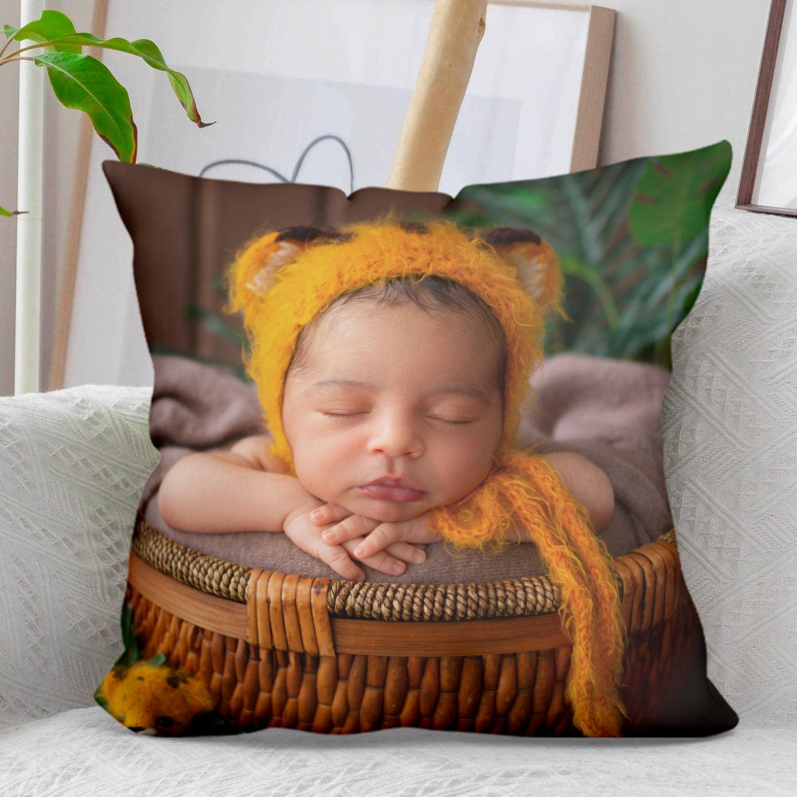 Photo Pillow (Editable Text)