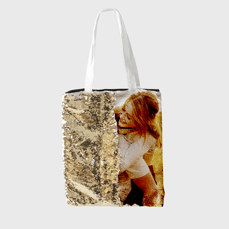 Sequin Tote Bag