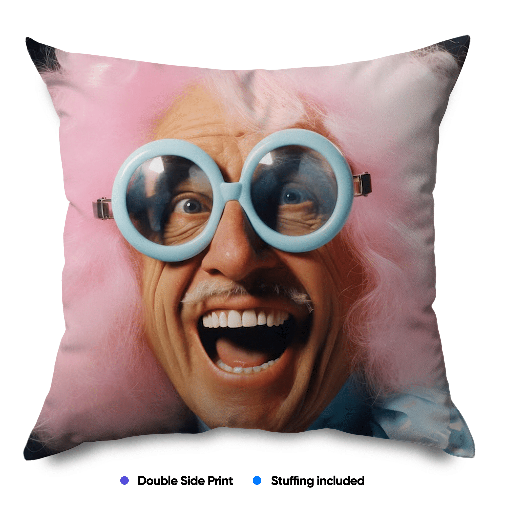 Photo Pillow (Editable Text)